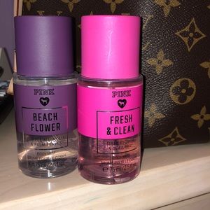 PINK Fresh & Clean and Beach Flower Body Mist